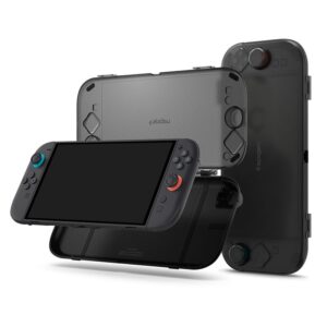 Spigen Thin Fit 360, frost juodos spalvos - Nintendo Switch 2