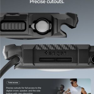 Spigen Rugged Armor 2, matinės juodos spalvos - Apple Watch 11 42mm - Image 9