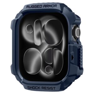 Spigen Rugged Armor dėklas skirtas Apple Watch 42mm - mėlynos spalvos - Image 13