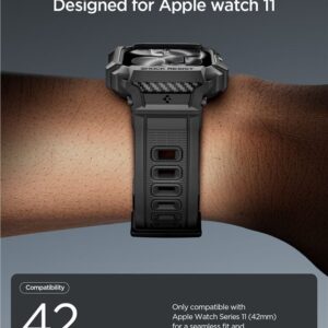 Spigen Rugged Armor Pro apyrankė skirta Apple Watch 42mm - juodos spalvos - Image 14