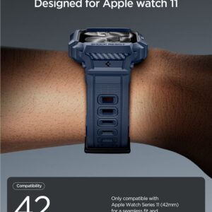 Spigen Rugged Armor Pro apyrankė skirta Apple Watch 42mm - mėlynos spalvos - Image 20