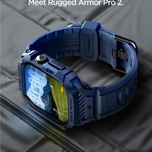 Spigen Rugged Armor Pro apyrankė skirta Apple Watch 42mm - mėlynos spalvos - Image 16
