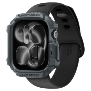 Spigen Rugged Armor 2, dark pilkos spalvos - Apple Watch 11 46mm