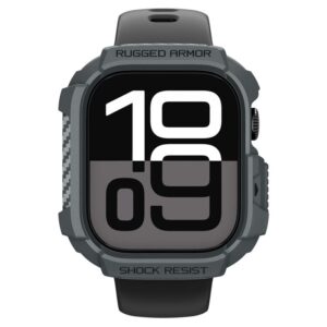 Spigen Rugged Armor 2, dark pilkos spalvos - Apple Watch 11 46mm - Image 15