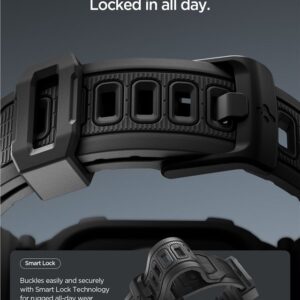 Spigen Rugged Armor Pro 2, matinės juodos spalvos - Apple Watch 11 46mm - Image 12