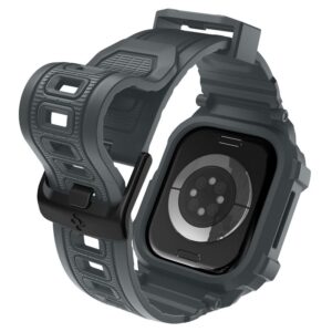 Spigen Rugged Armor Pro 2, dark pilkos spalvos - Apple Watch 11 46mm - Image 3