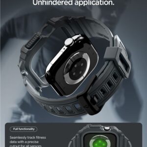 Spigen Rugged Armor Pro 2, dark pilkos spalvos - Apple Watch 11 46mm - Image 7