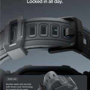 Spigen Rugged Armor Pro 2, dark pilkos spalvos - Apple Watch 11 46mm - Image 18