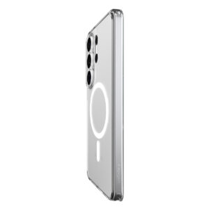 Spigen Ultra Hybrid Mag MagSafe dėklas skirtas Samsung Galaxy S26 Ultra - Clear and White - Image 19
