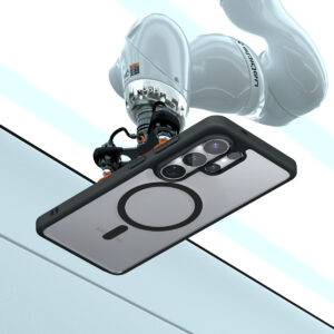 Spigen Ultra Hybrid Mag MagSafe dėklas skirtas Samsung Galaxy S26 Ultra - Clear Black - Image 17