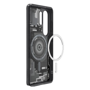 Spigen Ultra Hybrid Mag MagSafe dėklas skirtas Samsung Galaxy S26 Ultra Zero One - Clear Black - Image 18