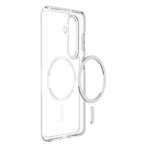 Spigen Ultra Hybrid Mag MagSafe dėklas skirtas Samsung Galaxy S26 - skaidruus ir baltos spalvos - Image 18