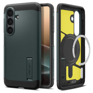 Spigen Tough Armor Mag MagSafe dėklas skirtas Samsung Galaxy S26 - žalios spalvos - Image 10