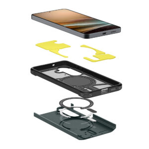 Spigen Tough Armor Mag MagSafe dėklas skirtas Samsung Galaxy S26 - žalios spalvos - Image 16