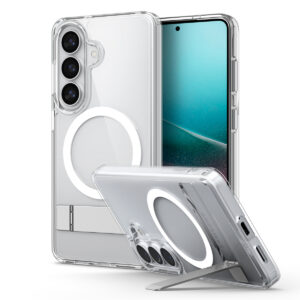 Spigen Ultra Hybrid S Mag MagSafe dėklas skirtas Samsung Galaxy S26 - skaidruus ir baltos spalvos - Image 12
