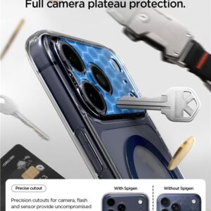 Spigen Ultra Hybrid MagSafe dėklas skirtas Apple iPhone 17 Pro Max - Clear mėlynos spalvos - Image 12