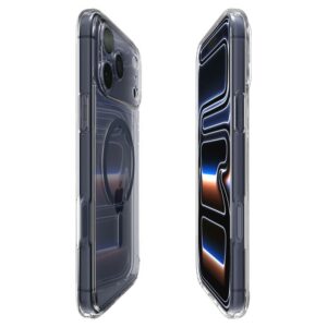Spigen Ultra Hybrid MagSafe dėklas skirtas Apple iPhone 17 Pro Max - Clear mėlynos spalvos - Image 15