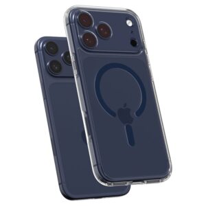 Spigen Ultra Hybrid MagSafe dėklas skirtas Apple iPhone 17 Pro - Clear mėlynos spalvos - Image 14
