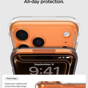 Spigen Ultra Hybrid MagSafe dėklas skirtas Apple iPhone 17 Pro - Clear oranžinės spalvos - Image 10