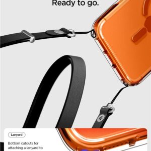 Spigen Ultra Hybrid MagSafe dėklas skirtas Apple iPhone 17 Pro - Clear oranžinės spalvos - Image 15