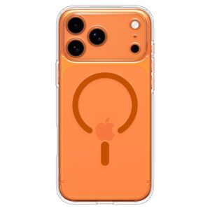 Spigen Ultra Hybrid MagSafe dėklas skirtas Apple iPhone 17 Pro - Clear oranžinės spalvos - Image 16