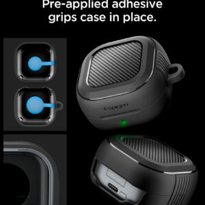 Spigen RUGGED Armor Samsung Galaxy Buds 4 / 4 Pro Matte juodos spalvos - Image 23