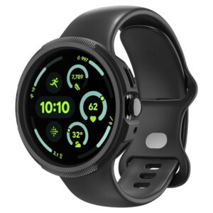 Spigen Liquid Air V2, matinės juodos spalvos - Google Pixel Watch 4 45mm