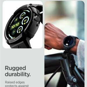 Spigen Rugged Armor Pro + Stand, matinės juodos spalvos - Google Pixel Watch 4 45mm - Image 20