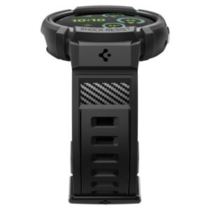 Spigen Rugged Armor Pro + Stand, matinės juodos spalvos - Google Pixel Watch 4 45mm - Image 18