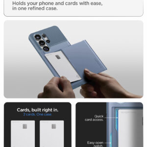 Spigen SLIM Armor CS Samsung Galaxy S26 ULTRA ŠVIESIAI MĖLYNAS - Image 23