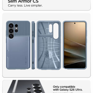 Spigen SLIM Armor CS Samsung Galaxy S26 ULTRA ŠVIESIAI MĖLYNAS - Image 22