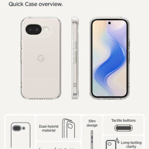 Spigen Ultra Hybrid Google Pixel 10A Crystal Clear - Image 14