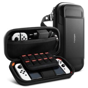 Spigen Rugged Armor Pro Pouch, juodos spalvos - Nintendo Switch/Switch OLED