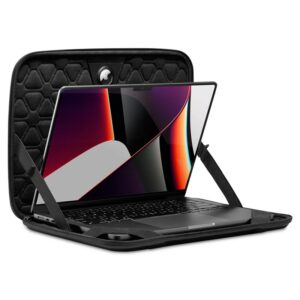 Spigen Rugged Armor Pro, juodos spalvos - MacBook Pro 16" M4 2024/M3 2023/M2 2023/M1 2021 - Image 15