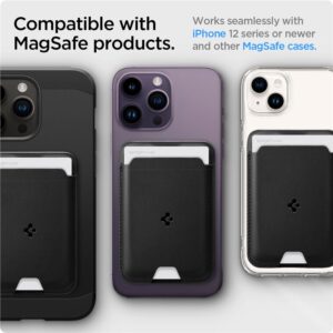 Spigen Valentinus Wallet Magsafe 3 card, juodos spalvos - Image 5