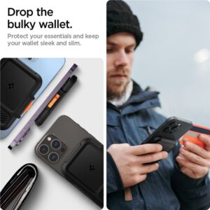 Spigen Lock Fit MagSafe - Magnetic Wallet (Black) - Image 17