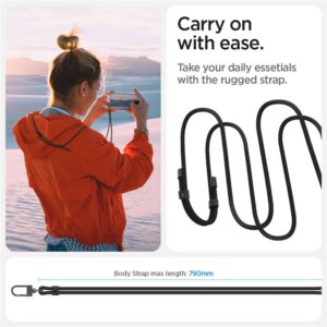 Spigen Crossbody Strap, juodos spalvos - Image 5