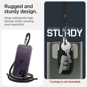 Spigen Crossbody Strap, juodos spalvos - Image 6