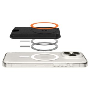 Spigen Valentinus MagSafe Wallet 3 Card, juodos spalvos - Image 2