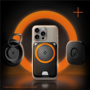 Spigen Valentinus MagSafe Wallet 3 Card, juodos spalvos - Image 8