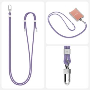 Spigen Universal Cross Body Strap 2 1 Pack, deep purple - Image 4