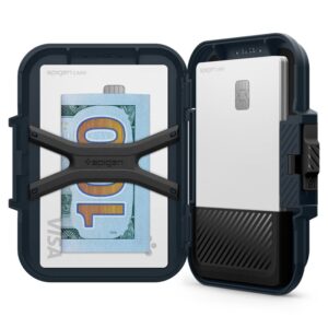 Spigen Lock Fit MagSafe Card Dėklas - Navy mėlynos spalvos - Image 17