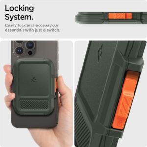 Spigen Lock Fit MagSafe Card Dėklas - žalios spalvos - Image 13