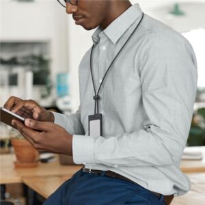 Spigen Badge Holder MagSlide, juodos spalvos - Image 20