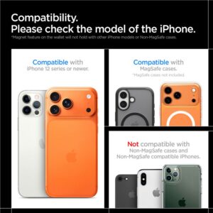 Spigen Tough Armor Pro Wallet MagSafe 5 Card, juodos spalvos - Image 4