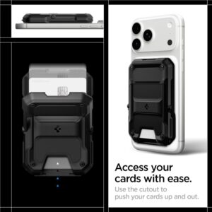 Spigen Tough Armor Pro Wallet MagSafe 5 Card, juodos spalvos - Image 7