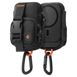 Spigen SNAP ZIP MagSafe dėklas juodos spalvos - Image 8