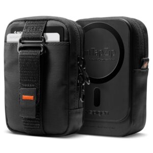 Spigen Portable Organizer Pouch TintapZip MagSafe, juodos spalvos