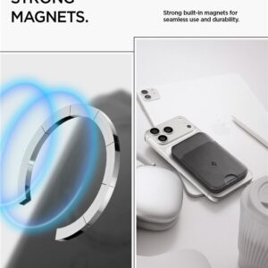 Spigen S314-2 Slim Fold Tripod MagSafe - Magnetic Wallet with Stand Function Black - Image 11