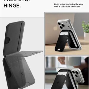 Spigen S314-2 Slim Fold Tripod MagSafe - Magnetic Wallet with Stand Function Black - Image 12